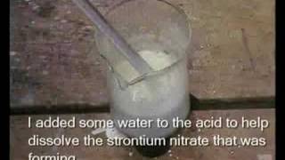 Strontium Nitrate Production [upl. by Killie]