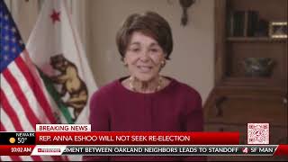 Congresswoman Anna Eshoo to retire [upl. by Ellinad]