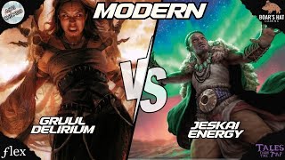 Gruul Delirium VS Jeskai Energy MTG Modern [upl. by Barlow]