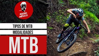 Tipos de MTB Ciclismo de montaña [upl. by Enialahs]