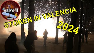 Stoken In Valencia 2024  Palau  FIREWORKS  VUURWERK  Les Falles  FUEGOS ARTIFICIALES [upl. by Idorb]