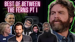 Between Two Ferns Part 1 Reaction Deadpan Humor and Awkward Exchanges with Celebrities [upl. by Aitenev224]