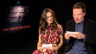 Benedict Cumberbatch amp Keira Knightley FUNNY INTERVIEW [upl. by Aserej996]