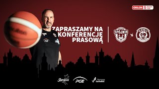 Konferencja prasowa  PGE Spójnia Stargard  Anwil Włocławek [upl. by Arteid312]