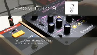 Waldorf Streichfett  Chorus Challenge pt 1 TC Electronic Juno 60  Demo [upl. by Jadd]