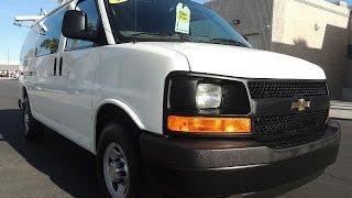 2010 Chevy 2500 Express Cargo Van For Sale ONLY quot56k Milesquot LOADED w THOUAND In EXTRA 140417 [upl. by Eikciv]