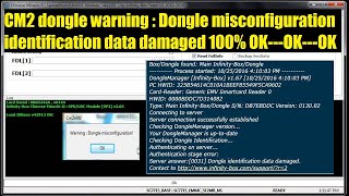 CM2 warning dongle misconfiguration identification data damaged [upl. by Darreg]