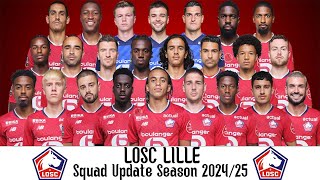 LOSC Lille Official Squad Season 202425  Ligue 1 2425  UEFA Champions League 202425 [upl. by Feliks438]