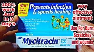 Mycitracin Ointment  A Triple Antibiotic Cream  Benefits or Uses  How to Apply in UrduHindi [upl. by Lerim745]