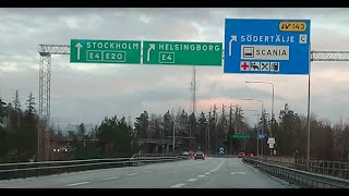 Körprov i SÖDERTÄLJE Driving test in Södertälje Uppkörning [upl. by Arehahs]