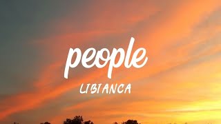 People  Libianca lyrics [upl. by Issy]