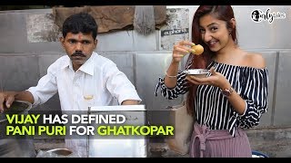 Ghatkopars Vijay Pani puri  Curly Tales [upl. by Oremar484]