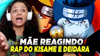 MINHA MÃE REAGINDO AO Rap do Kisame e Rap do Deidara Naruto  NERD HITS  7 Minutoz [upl. by Crean687]