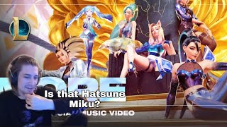 xQc reacts to KDA  MORE ft Madison Beer GIDLE Lexie Liu Jaira Burns Seraphine [upl. by Entruoc]