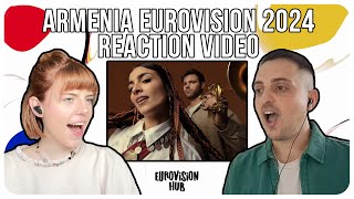 Armenia  Eurovision 2024 Reaction  LADANIVA  Jako  Eurovision Hub [upl. by Shanna]