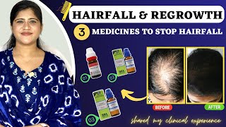 Hairfall amp Regrowth  Top 3 Homeopathic medicines to stop hairfall  Dr Arwa Bohra [upl. by Gerg]