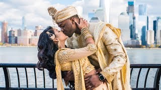 The Arijes Wedding Interracial Wedding  African and Indian [upl. by Divadnhoj]