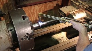 Flame Straightening a bent Steel Spindle [upl. by Llehcam]