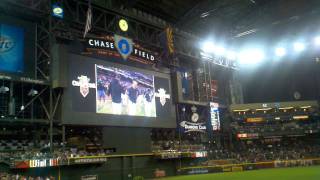 Roger Clyne sings quotDbacks Swingquot  NLDS Game 4 [upl. by Dwayne821]