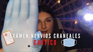 ASMR EXAMEN NERVIOS CRANEALES CAÓTICO 😳 [upl. by Strain]