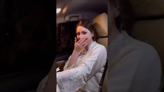 Beautiful actress momina Iqbal driving car and enjoying shortsytshorts [upl. by Hedvig]