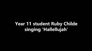 Ruby Childe sings Hallelujah [upl. by Adiaros]