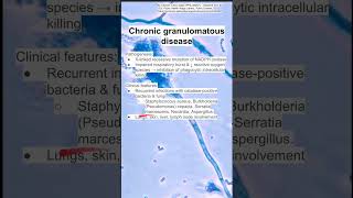 Chronic granulomatous disease [upl. by Sahpec]