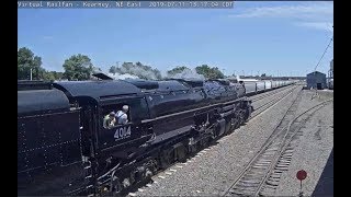 Big Boy 4014 passes Kearney NE [upl. by Burns]