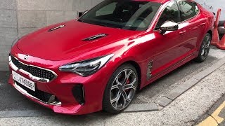 2017 Kia Stinger GT Acceleration 0100 kmh  Racing 기아 스팅어 كيا ستينجر [upl. by Iroak]