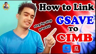 How to link Gcash Gsave to CIMB Bank  Step by step process on how to link Gsave to CIMB Bank 2024 [upl. by Hootman]