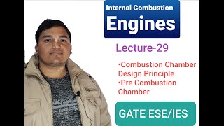 Combustion Chamber of SIEngines CIEngines Pre Combustion Chamber LECTURE  29 [upl. by Mitchael]