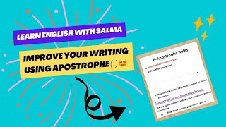 Improve your writing using Apostrophe    3 learnenglish [upl. by Irrep]