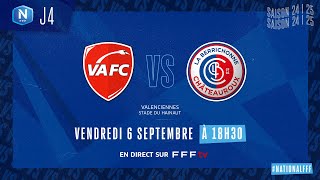 J4 I Valenciennes FC – LB Châteauroux 31 le résumé I National FFF 20242025 [upl. by Ribal30]