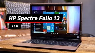 Ganz in Leder Notebook HP Spectre Folio 13 im Test [upl. by Nylsirk324]