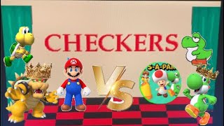 Mario’s Game Gallery Mario Vs Me In Checkers Who is Smarter And Better [upl. by Schulein316]