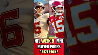 Best MNF WEEK 9 Football Bets amp Player Prop Picks  Fantasy Football [upl. by Holleran997]