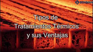 Tipos de Tratamiento Térmico y sus Ventajas  BOHMAN [upl. by Oaks]