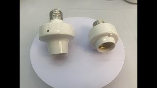 How To Use eWeLink Wi Fi Smart Light Socket Lamp Bulb Base Holder amp Wireless Remote Control [upl. by Ordnael]