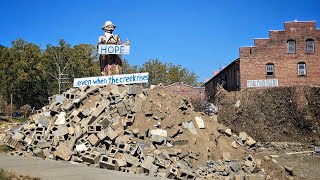 Asheville NC Helene Aftermath River Arts District walk through October 15 amp 16 2024 [upl. by Roxana]