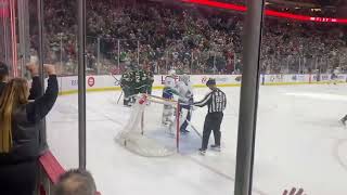 Minnesota Wild vs Vancouver Canucks  Zuccarello Power Play Goal [upl. by Annahpos5]