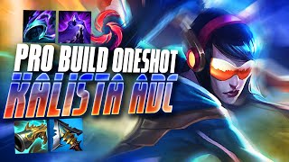 KALISTA BUILD PRO LETHALITY ONESHOT  Kalista ADC Season 14 [upl. by Narah]