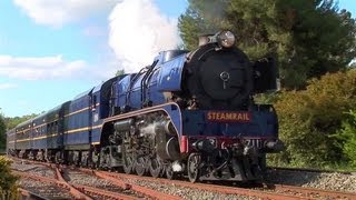 Steam Trains  Bendigo Line Anniversary Special Sun 211012 [upl. by Aramanta]