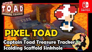 SCALDING SCAFFOLD SINKHOLE PIXEL TOAD Episode 3 Level 27 327  Captain Toad Treasure Tracker [upl. by Llesram251]