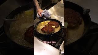 This is how I cook a steak in a cast iron PT 2 [upl. by Eireva]