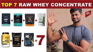 TOP 7 RAW WHEY PROTEIN UNDER RS 2000 FOR STUDENTS  REVIEW WITH LAB TEST REPORT [upl. by Adieno40]