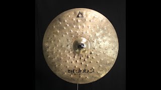 Istanbul Agop 22quot Xist Dry Dark Brilliant Crash  1792g [upl. by Eydnarb]