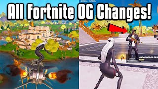 Everything New In Fortnite Chapter 2 OG  Battle Pass Map Weapons amp More [upl. by Asille482]