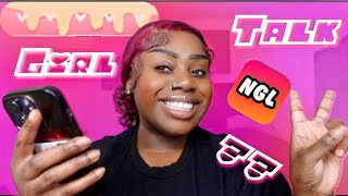 GIRL TALK ANSWERING YOU GUYS ANONYMOUS QUESTIONS AND GIVING RELATIONSHIP ADVICE [upl. by Hembree]