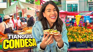 ANTOJITOS Imperdibles en el TIANGUIS CONDESA 🇲🇽 ¡Sabor y Tradición [upl. by Liberati]