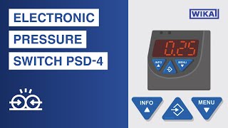 Electronic Pressure Switch PSD4  Setup amp Operation [upl. by Calley874]